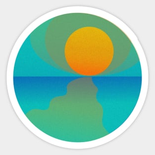 sunset Sticker